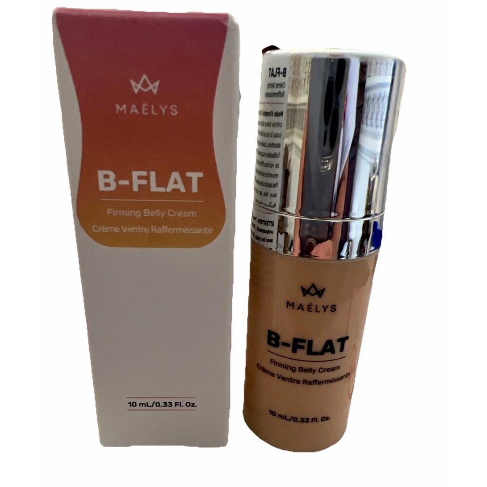 NEW Maely's B-Flat Belly Firming & Stretch Mark Cream .33 fl oz NIB Travel Size